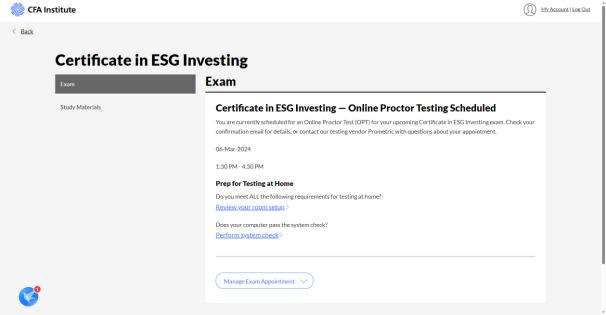 ESG考試預(yù)約